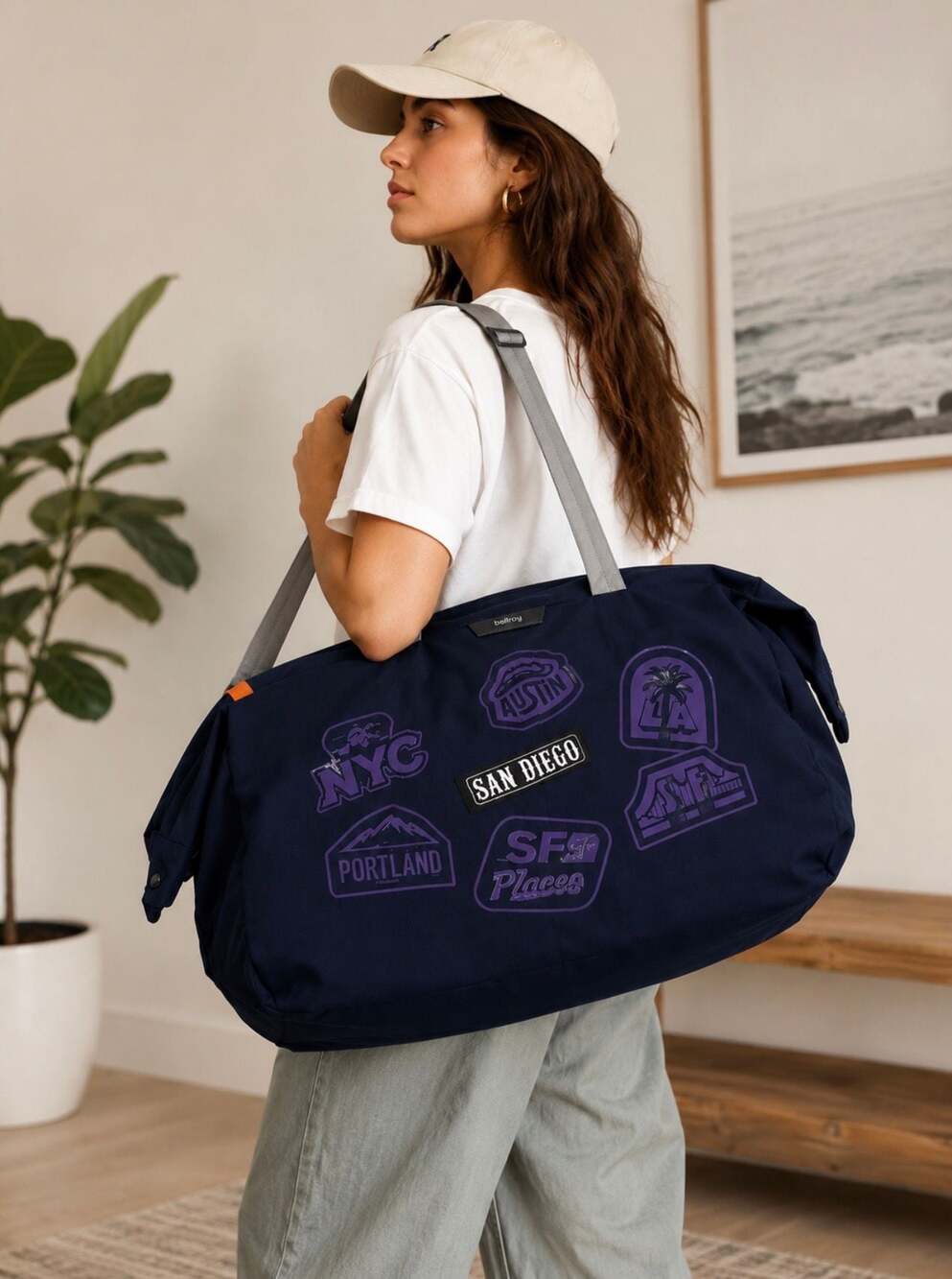 Bellroy Classic Weekender 45L Navy Duffel NWT
